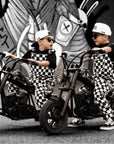 The Live Fast Checkered Overall in Venice