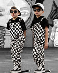 The Live Fast Checkered Overall in Venice