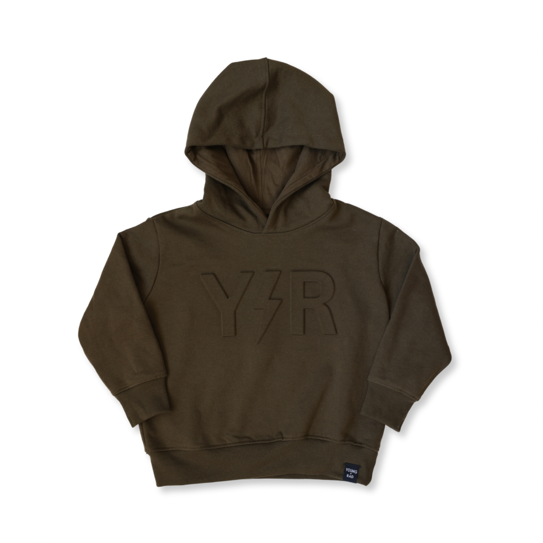 Y+R BOLT OLIVE GREEN HOODIE