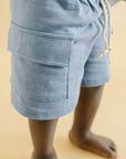 Cargo Shorts Set | Blue