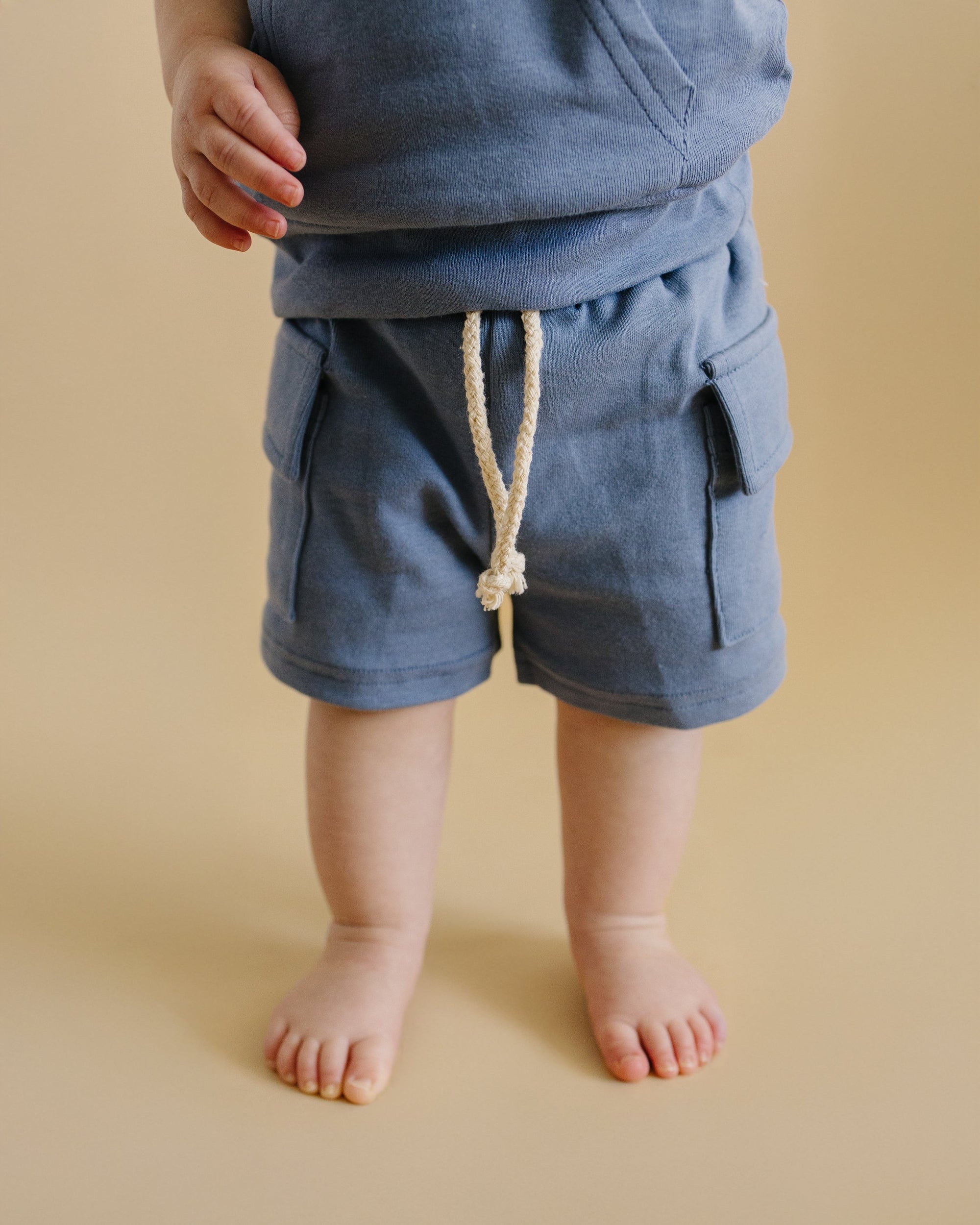 Cargo Shorts Set | Blue