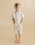 Cargo Shorts Set | Oatmeal