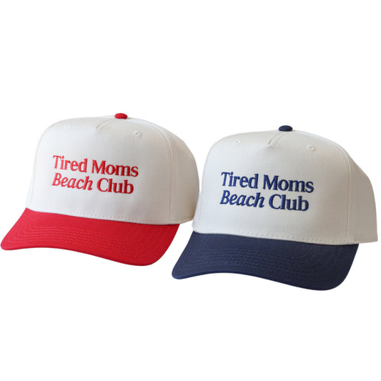 TIRED MOMS BEACH CLUB HAT // NAVY