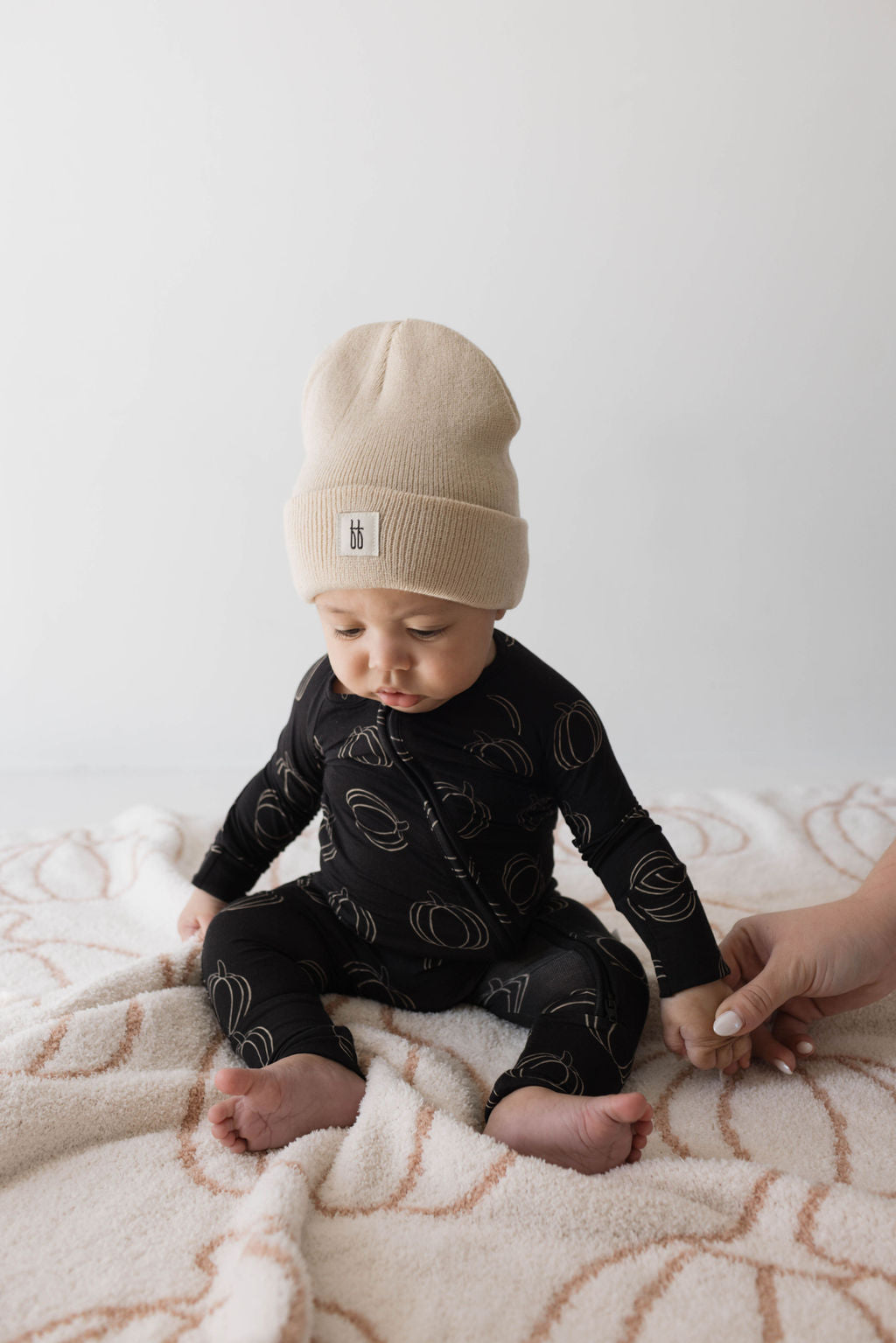 Bamboo Zip Pajamas | Midnight Pumpkin