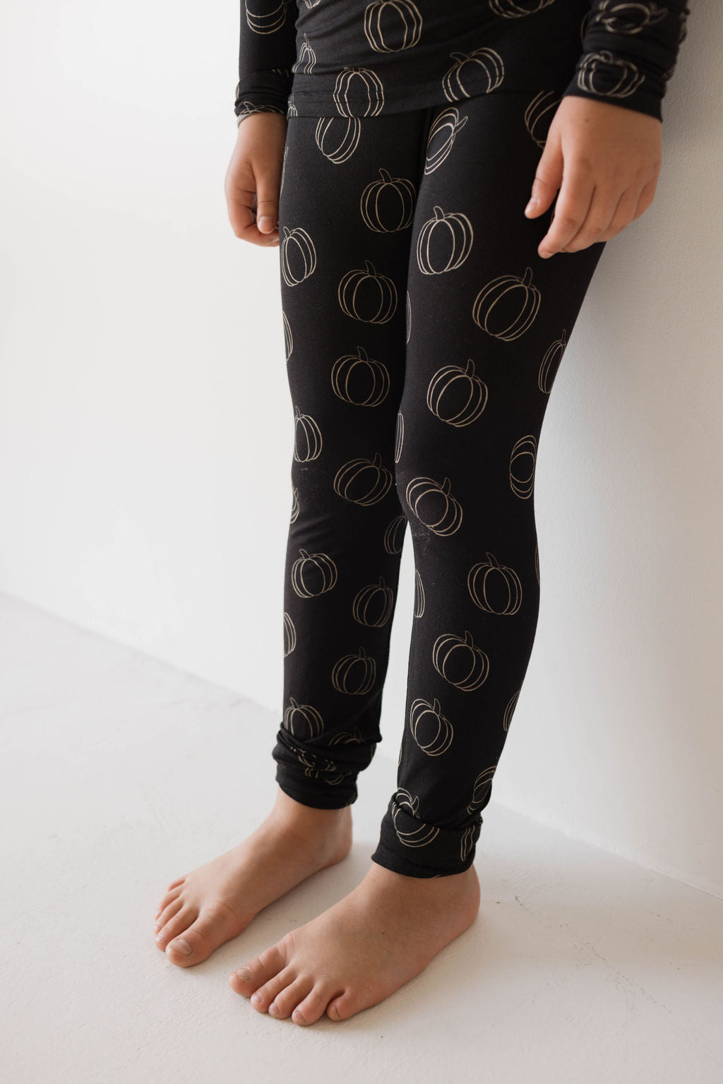 Bamboo Two Piece Pajamas | Midnight Pumpkin