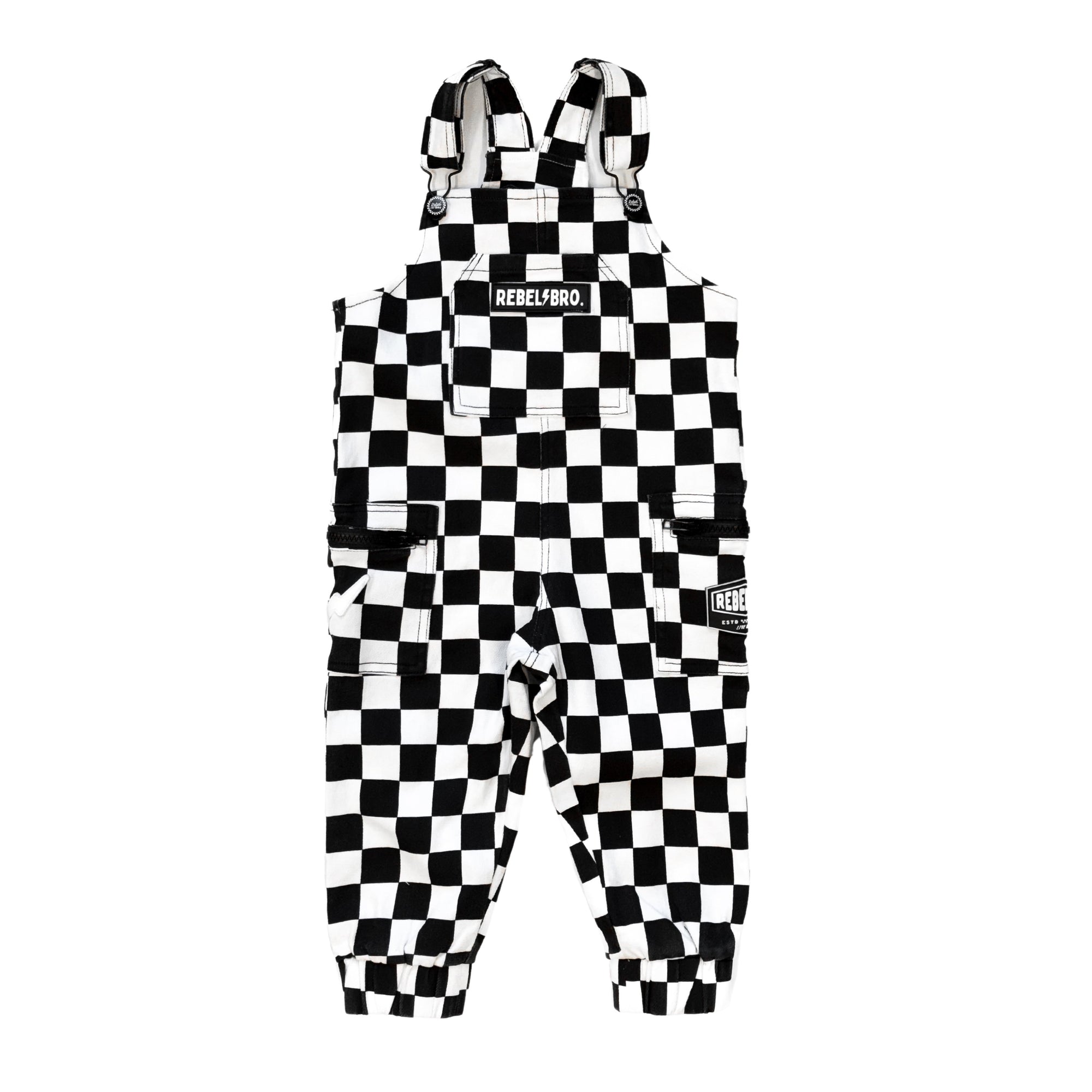 The Live Fast Checkered Overall in Venice