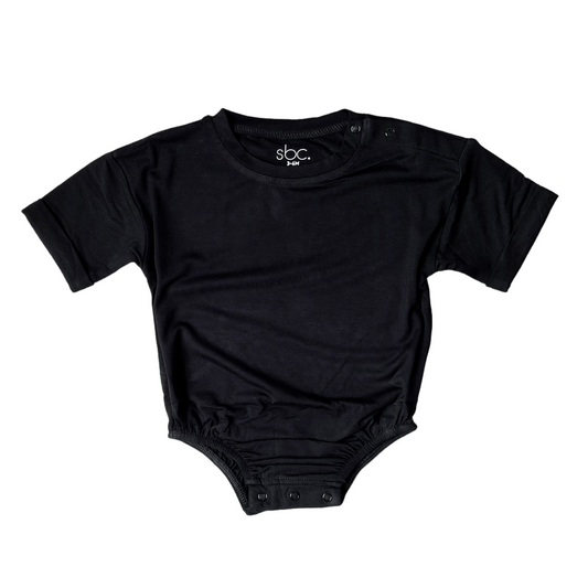 Everyday Bamboo Tee-Onesie in Jett