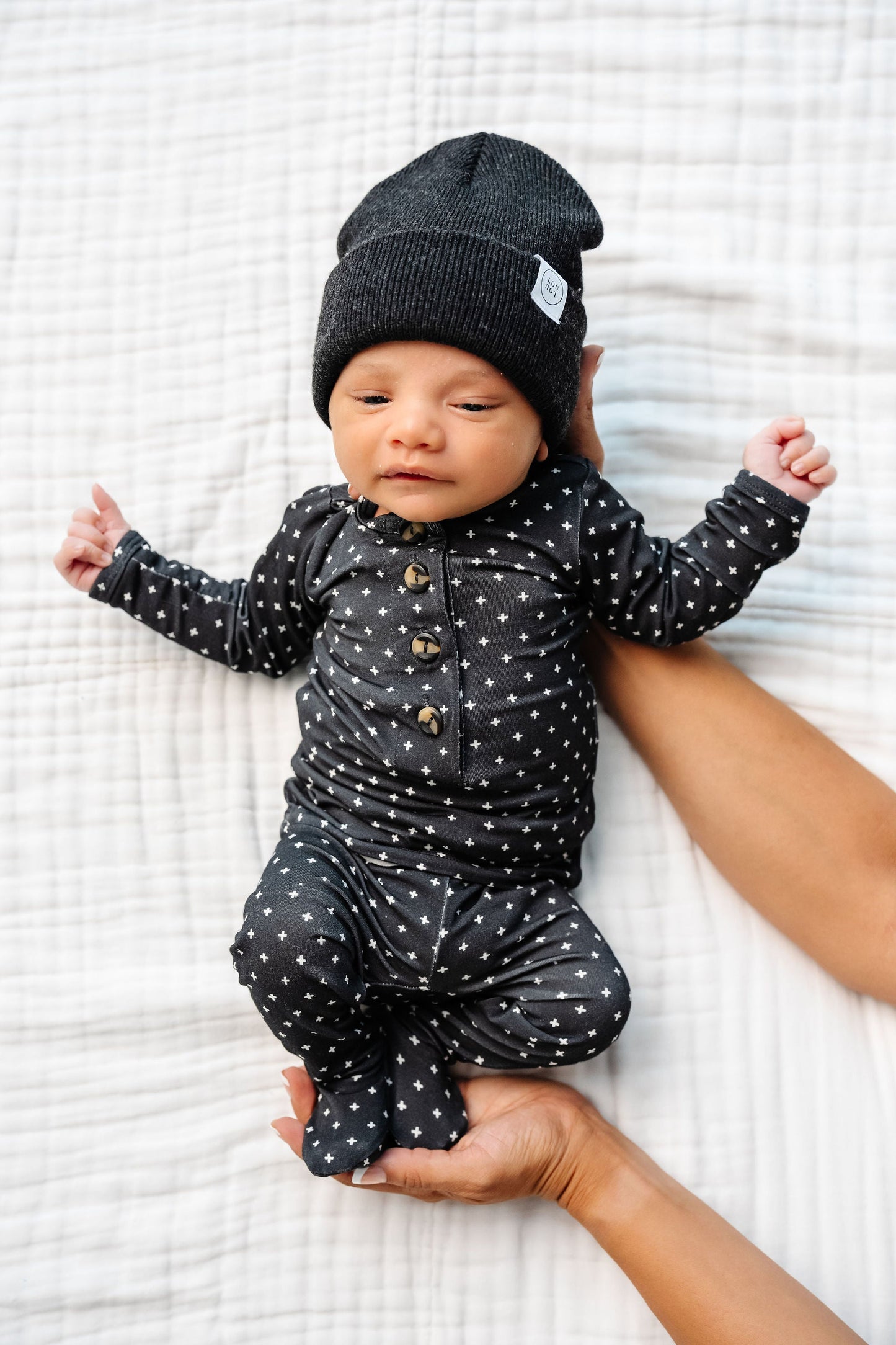 Briggs Newborn Hat Bundle (Top + Bottom)