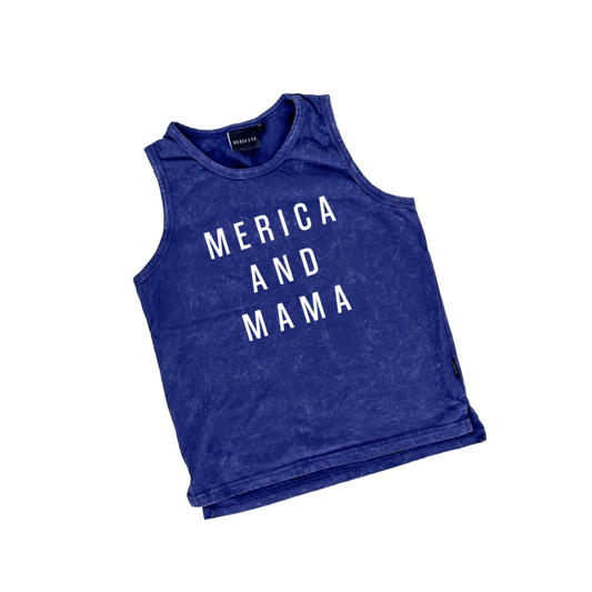 Merica And Mama Child Tank