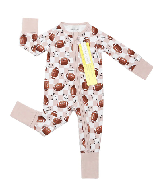 Bamboo Zip Romper | Game Day