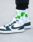 Socks - Green Checks