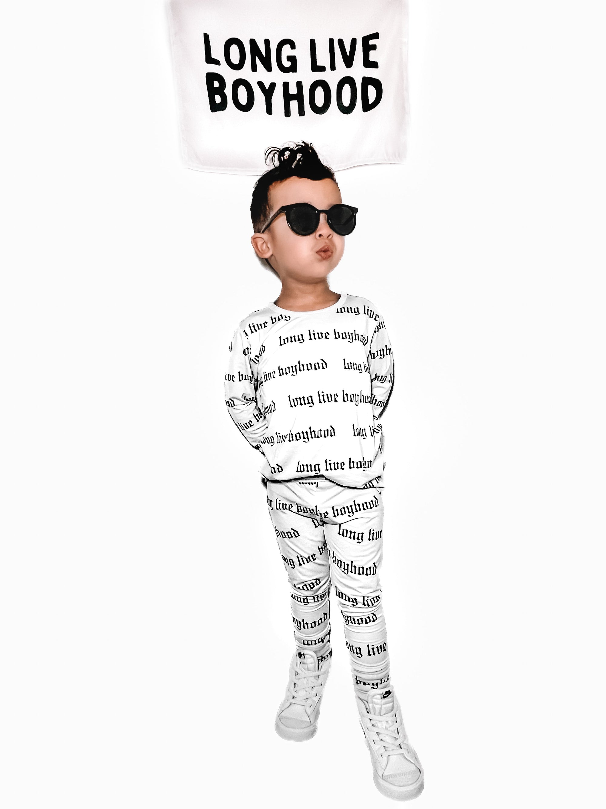 Bamboo Two Piece Set in Long Live Boybood