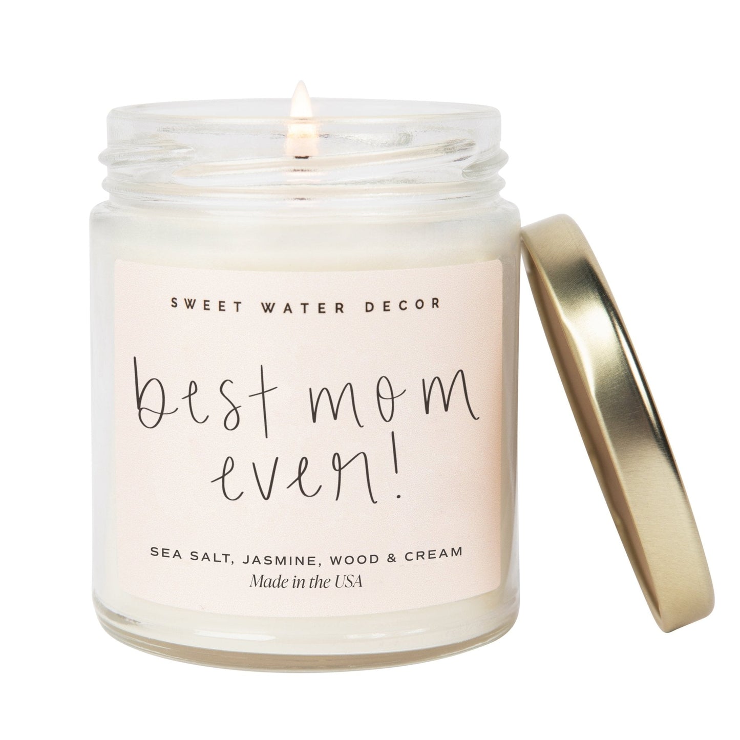 Best Mom Ever! Soy Candle - Clear Jar - 9 oz