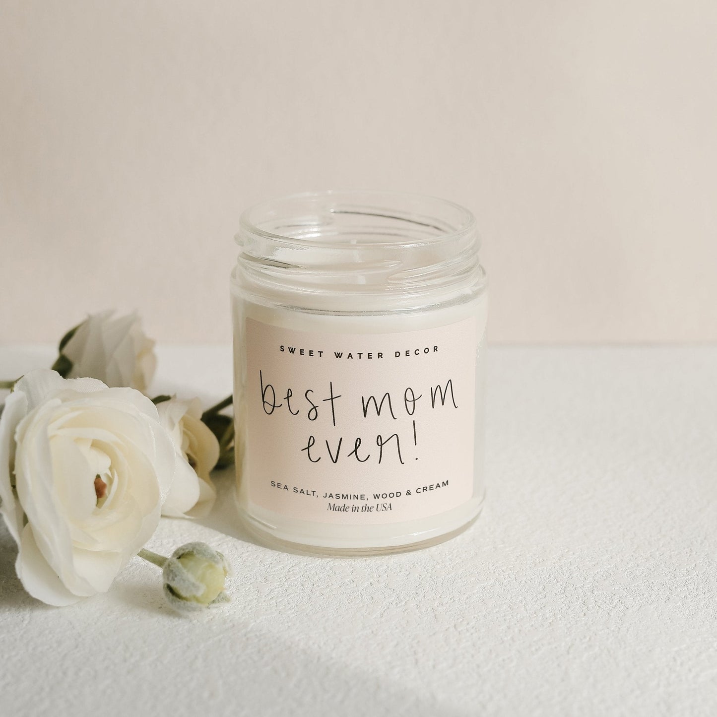 Best Mom Ever! Soy Candle - Clear Jar - 9 oz