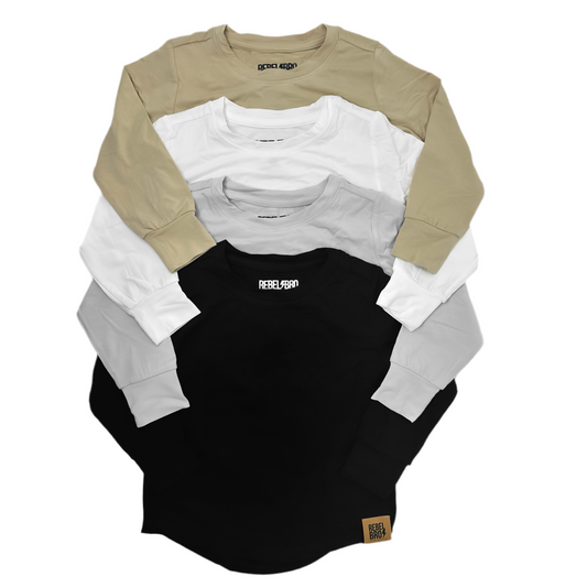 Everyday Long Sleeve Bamboo Tees (4 Pack)