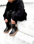 The Core-Classic Midi Boot in Black / Taupe