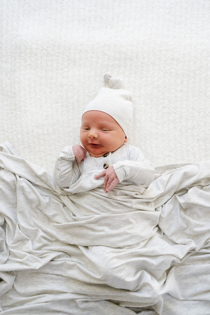 Asher Newborn Hat Bundle (Gown)