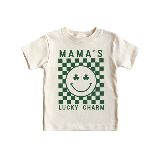 Mama's Lucky Charm Checkered Tee