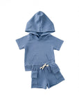 Cargo Shorts Set | Blue