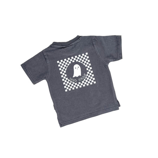 Boo Yeah Child Tee - Faded Gray