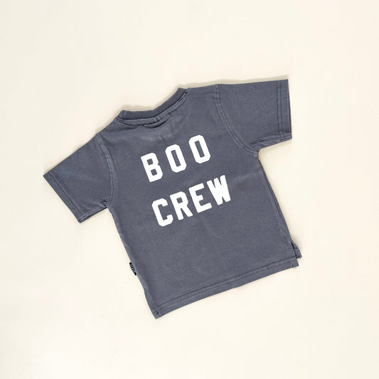 Boo Crew Child Tee - Faded Gray