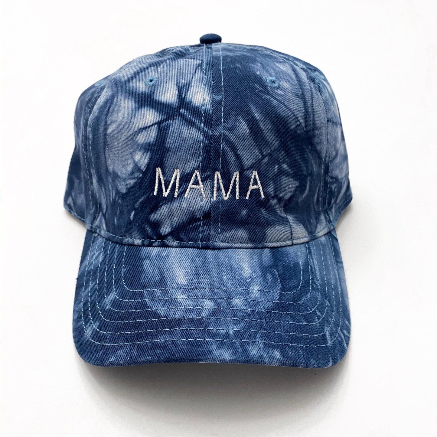 Mama Embroidered Tie-Dye Hat