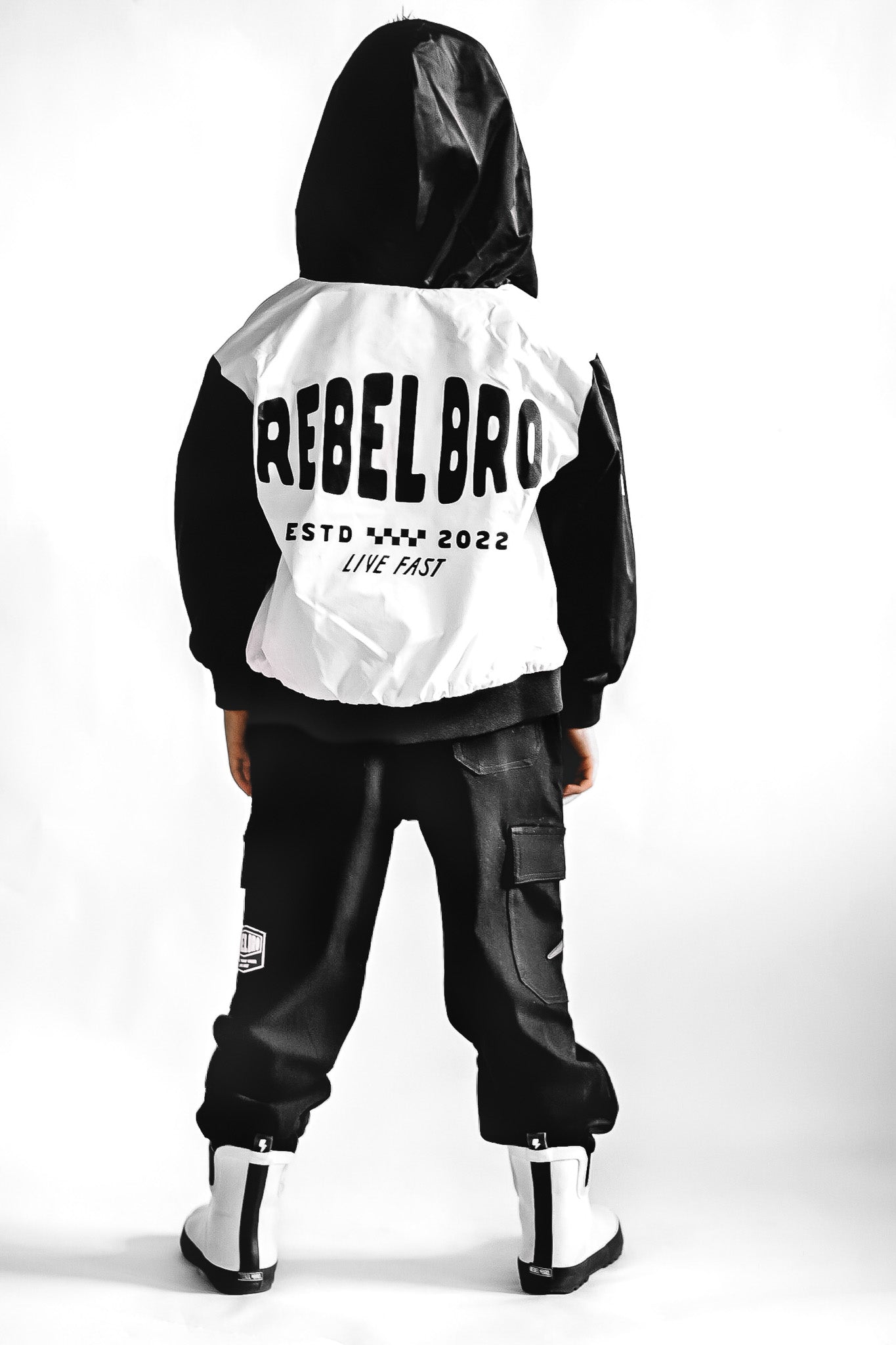 Rebel Cargo Pant in Black