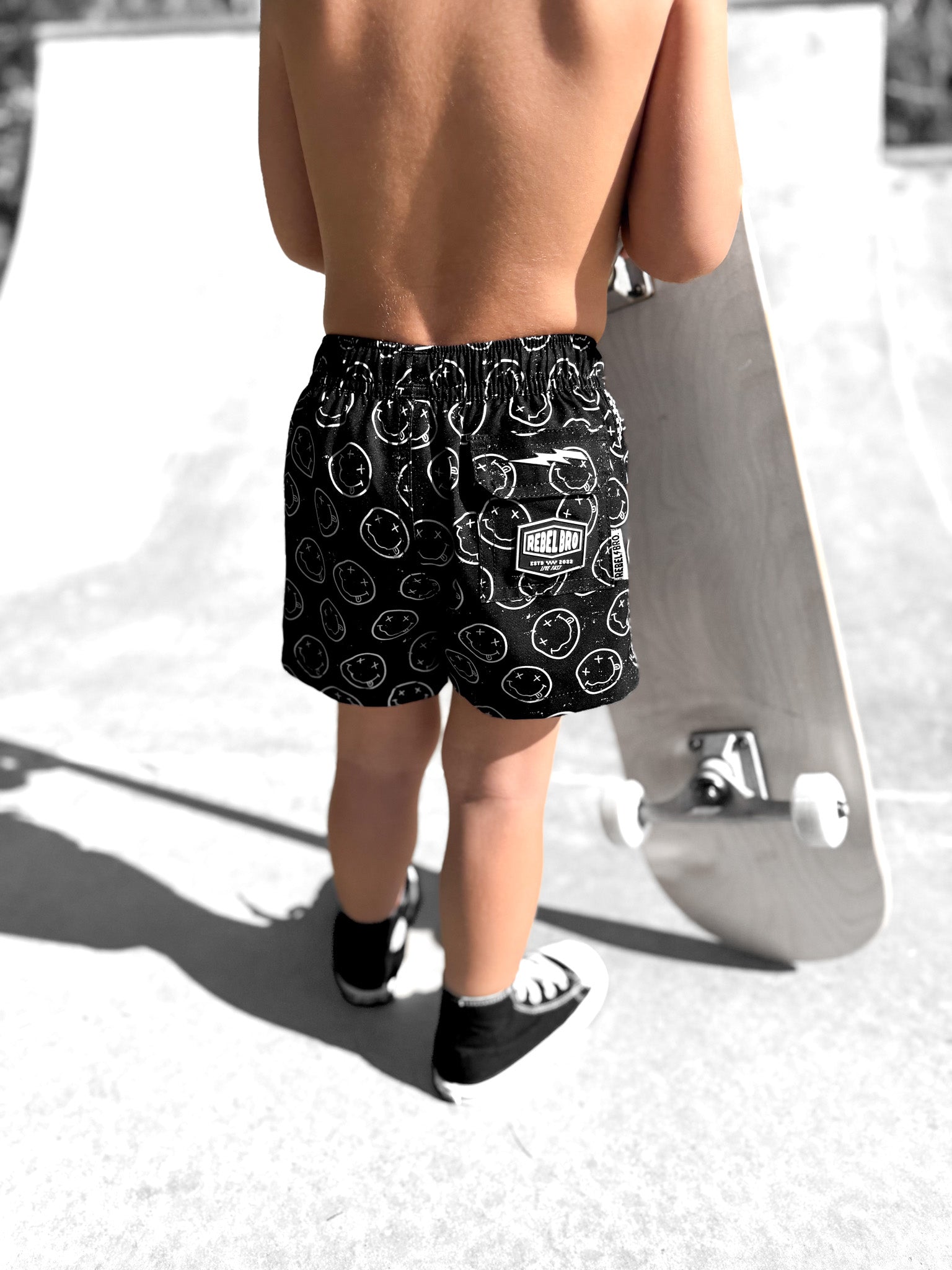 Hybrid Swim Trunks in Cobain - PREORDER