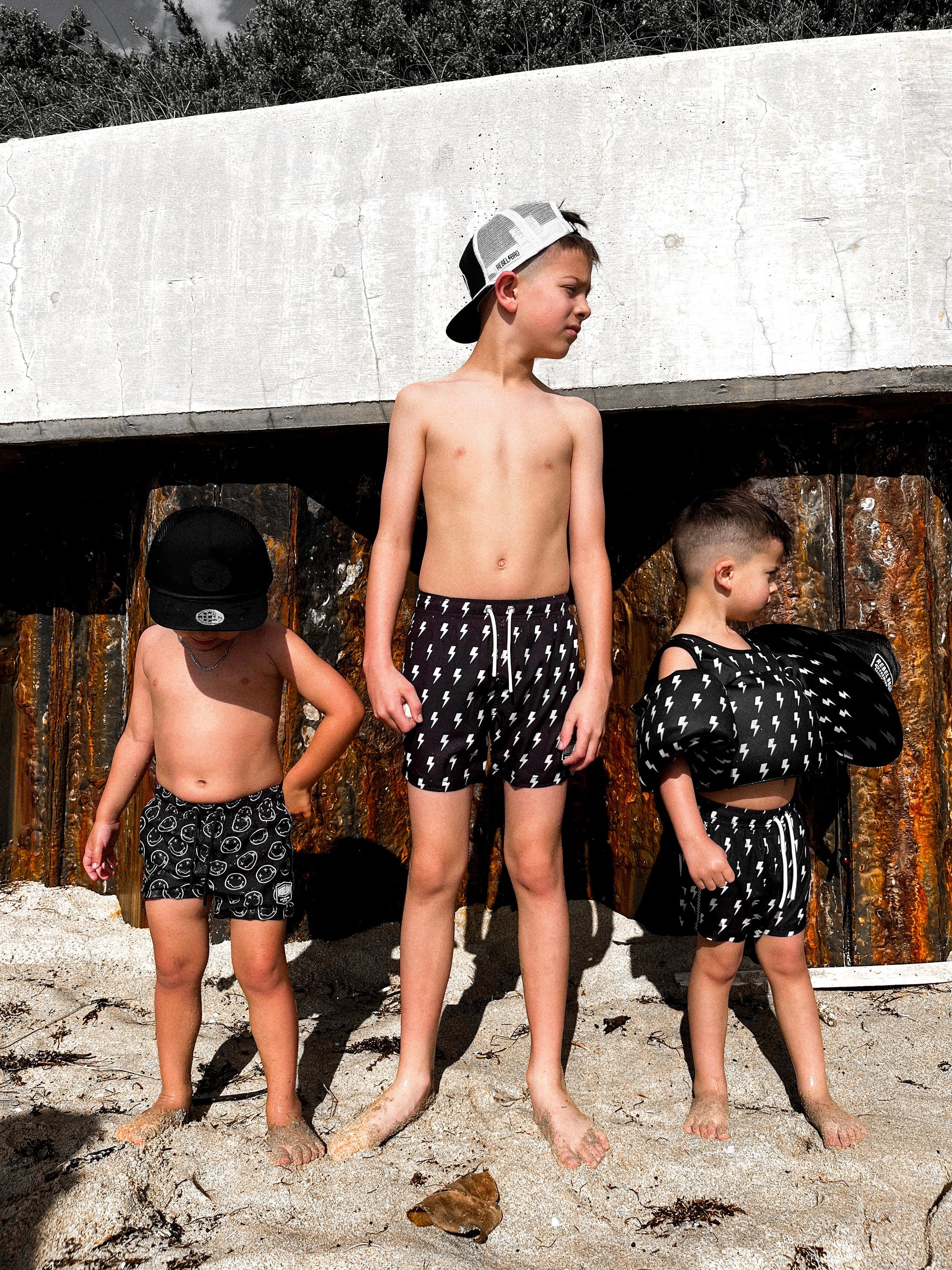 Hybrid Swim Trunks in Cobain - PREORDER