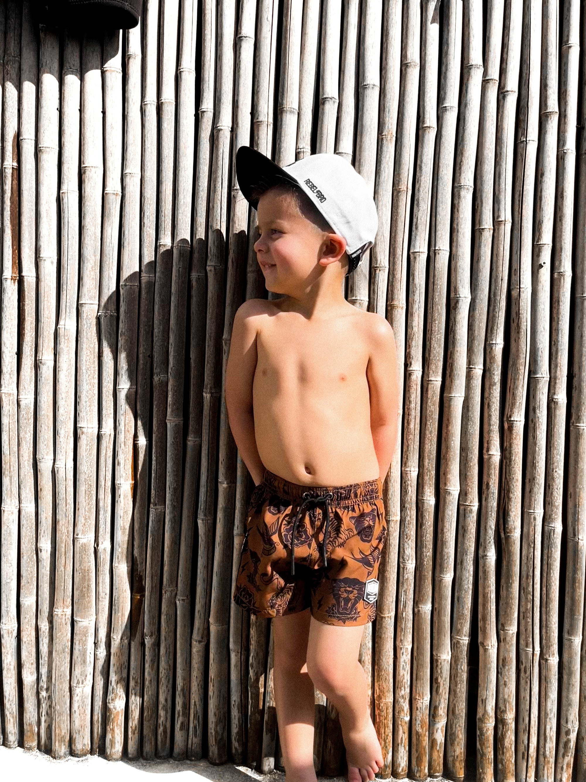 Hybrid Swim Trunks in Born to be Wild [Sahara Edition] - PREORDER