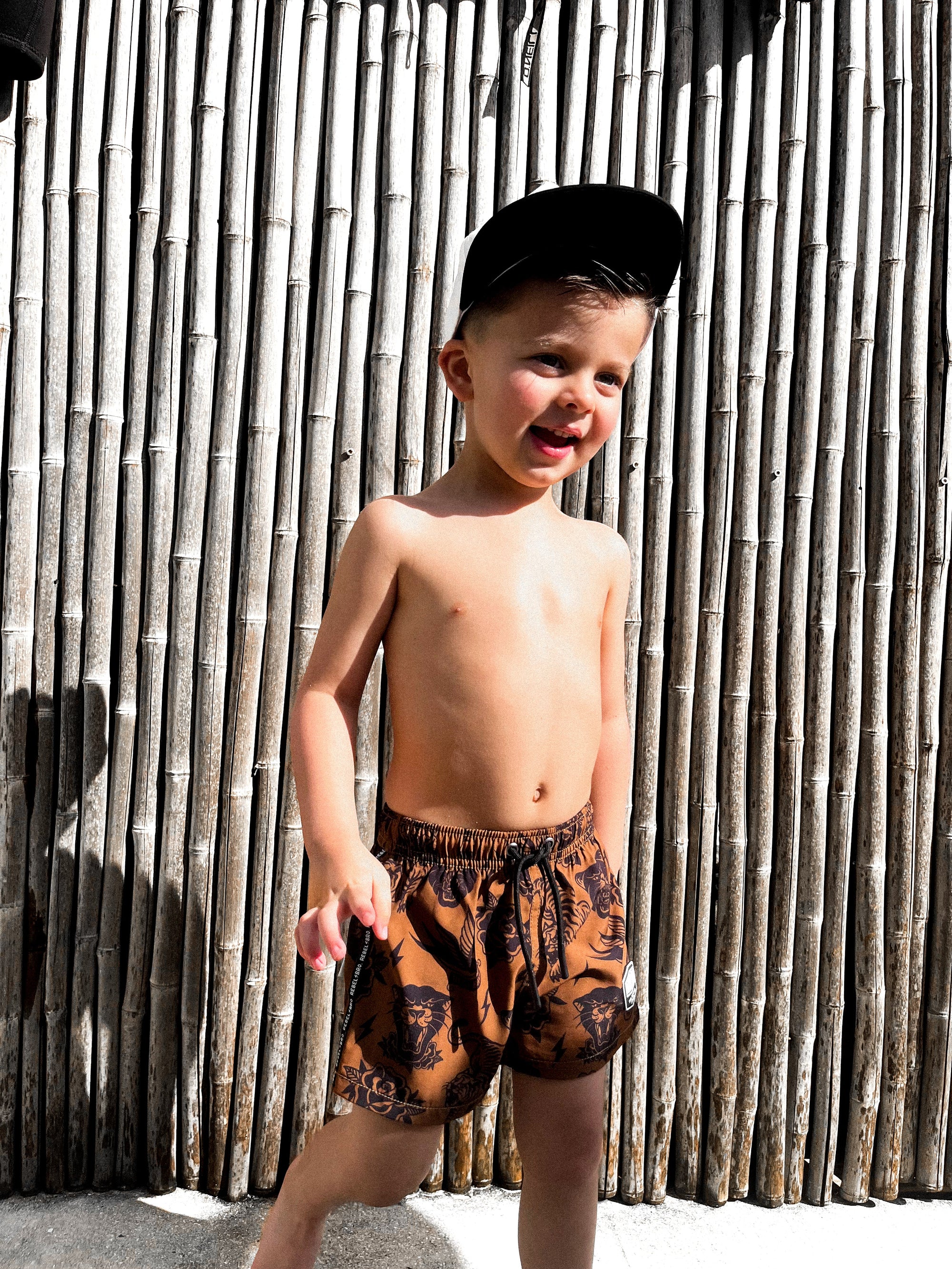 Hybrid Swim Trunks in Born to be Wild [Sahara Edition] - PREORDER