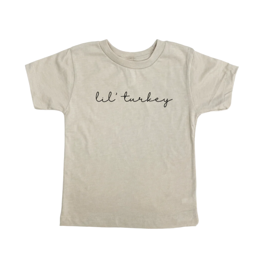 Lil' Turkey Script Tee