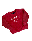 Mama's Boy Waffle Sleeve Crewneck