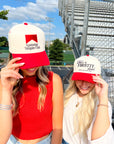 Gameday Tailgate Club - Red Vintage Trucker Hat
