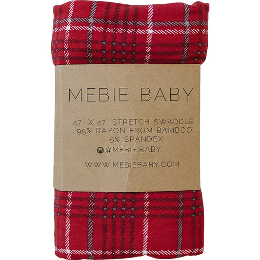 Red Plaid Stretch Swaddle