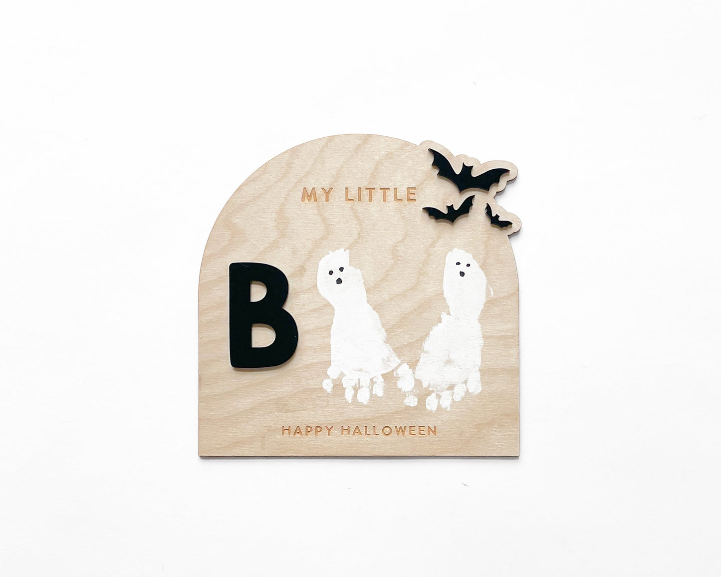 DIY BOO FOOTPRINT