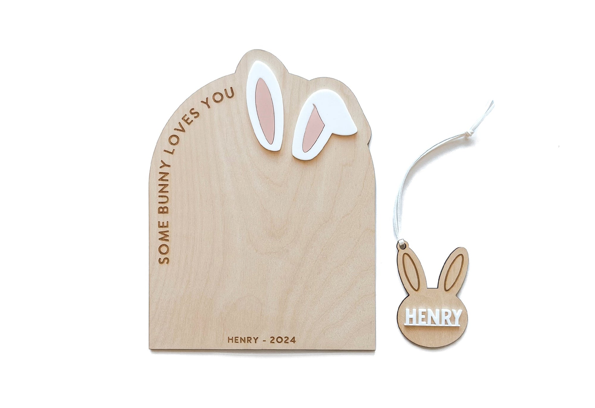 EASTER BASKET TAG - BUNNY