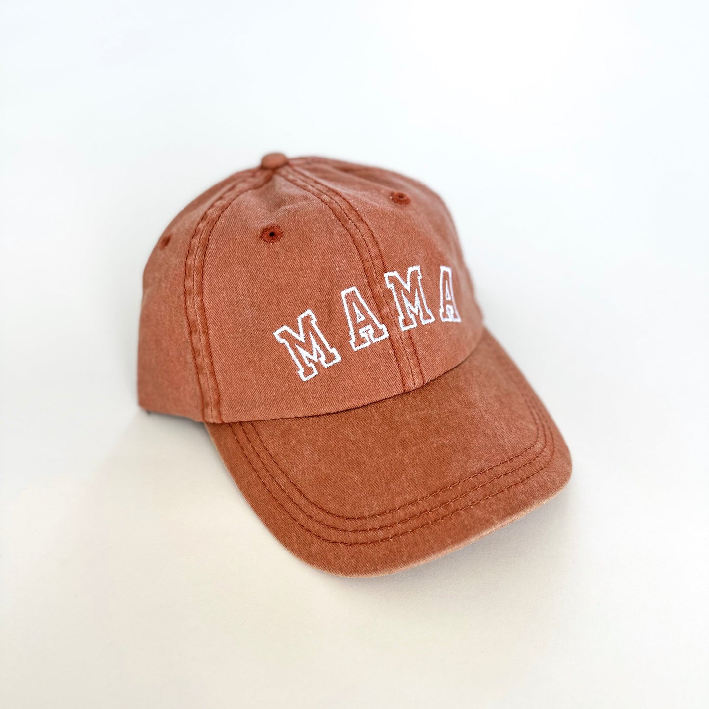 Mama Varsity Embroidered Baseball Cap